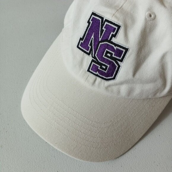 NORTH & ACRUX Embroidered Baseball Cap Hat One Size Men Activewear Gym White - Picture 3 of 9